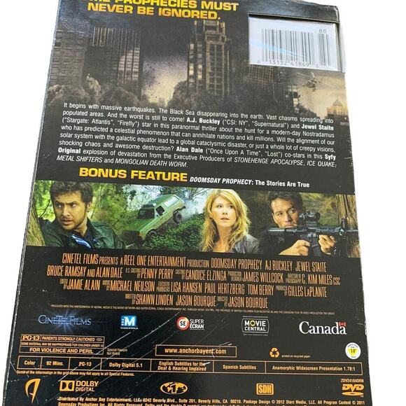 New Doomsday Prophecy: The Stories Are True DVD Movie W Slipcover Factory Sealed - Picture 2 of 2